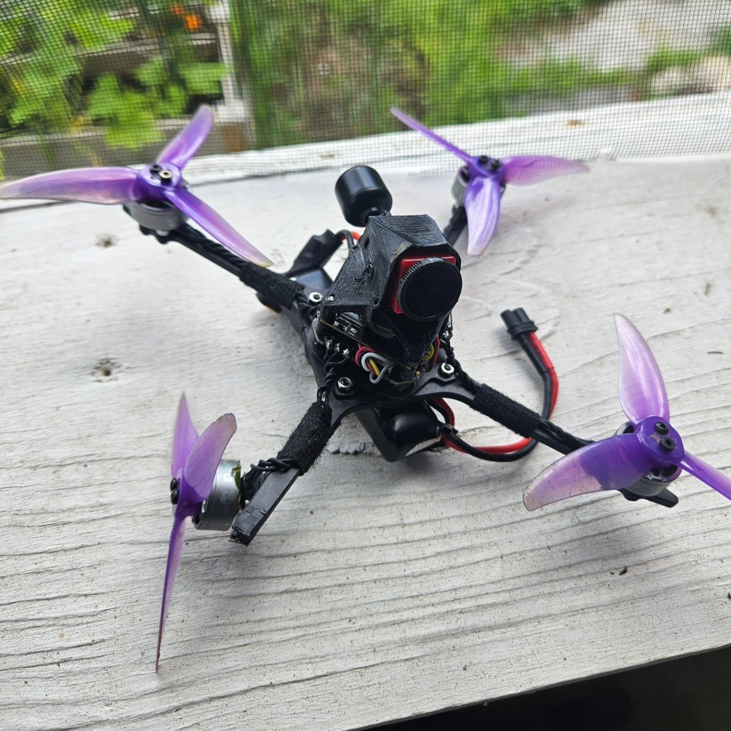 😭 my poor baby. Time for some urgent care.#fpvlife #drone #crash